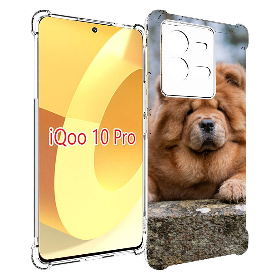 

Чехол MyPads чау чау для Vivo iQOO 10 Pro, Прозрачный, Tocco