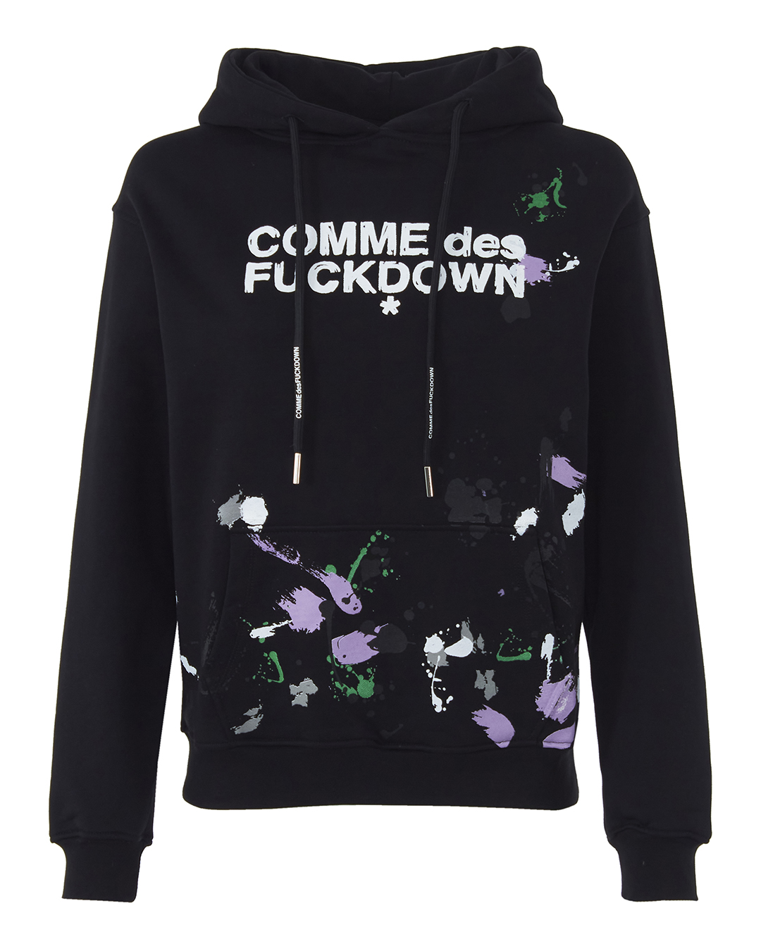 

Худи COMME des FUCKDOWN CDFD1938 m черный+принт, CDFD1938