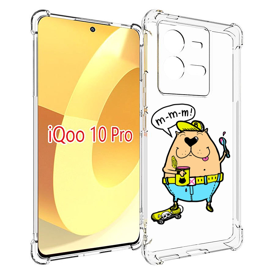 

Чехол MyPads Бобр для Vivo iQOO 10 Pro, Прозрачный, Tocco