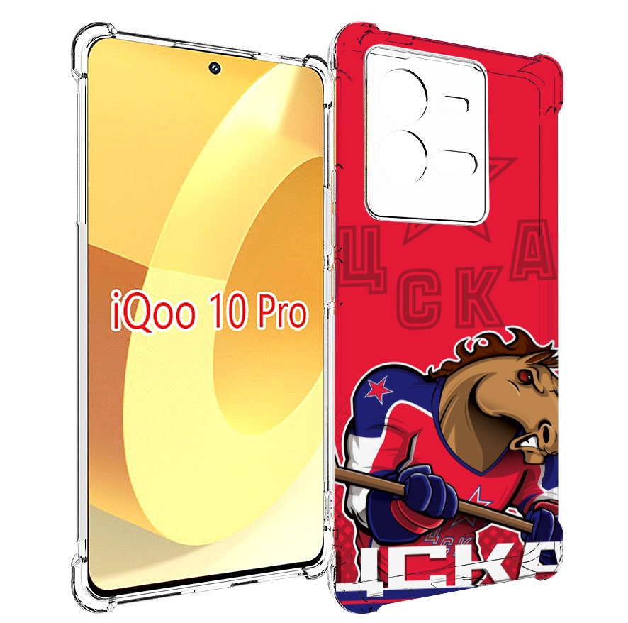 

Чехол MyPads хк цска мужской для Vivo iQOO 10 Pro, Прозрачный, Tocco