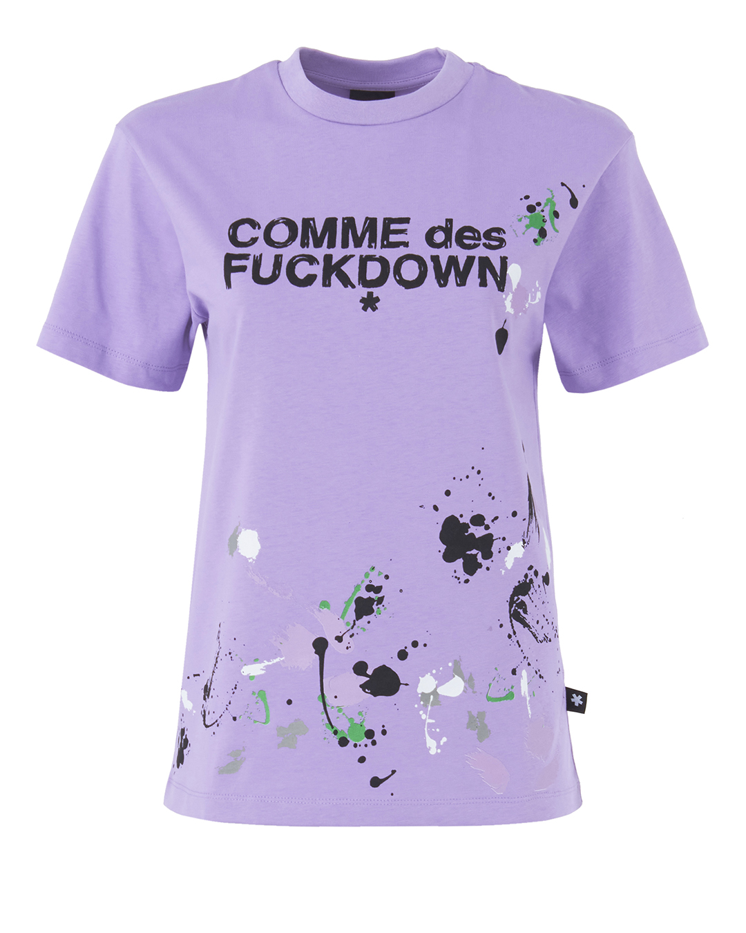 

Футболка COMME des FUCKDOWN CDFD1939 m фиолетовый+принт, CDFD1939