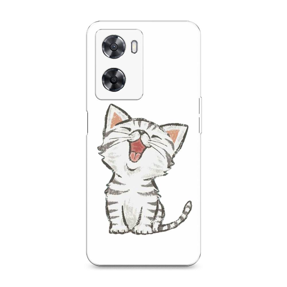 

Чехол Awog на Oppo A57s "Котенок рисованный", Серый;белый, 2511850-1