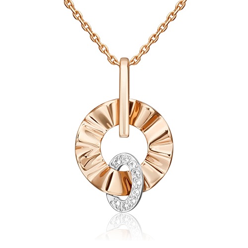 

Кулон из белого золота/красного золота с топазом PLATINA jewelry 03-3415-00-201-1111, 03-3415-00-201-1111