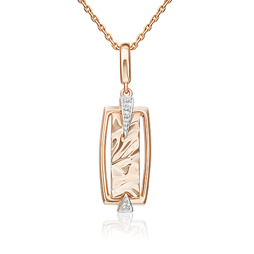 

Кулон из белого золота/красного золота с топазом PLATINA jewelry 03-3413-00-201-1111, 03-3413-00-201-1111