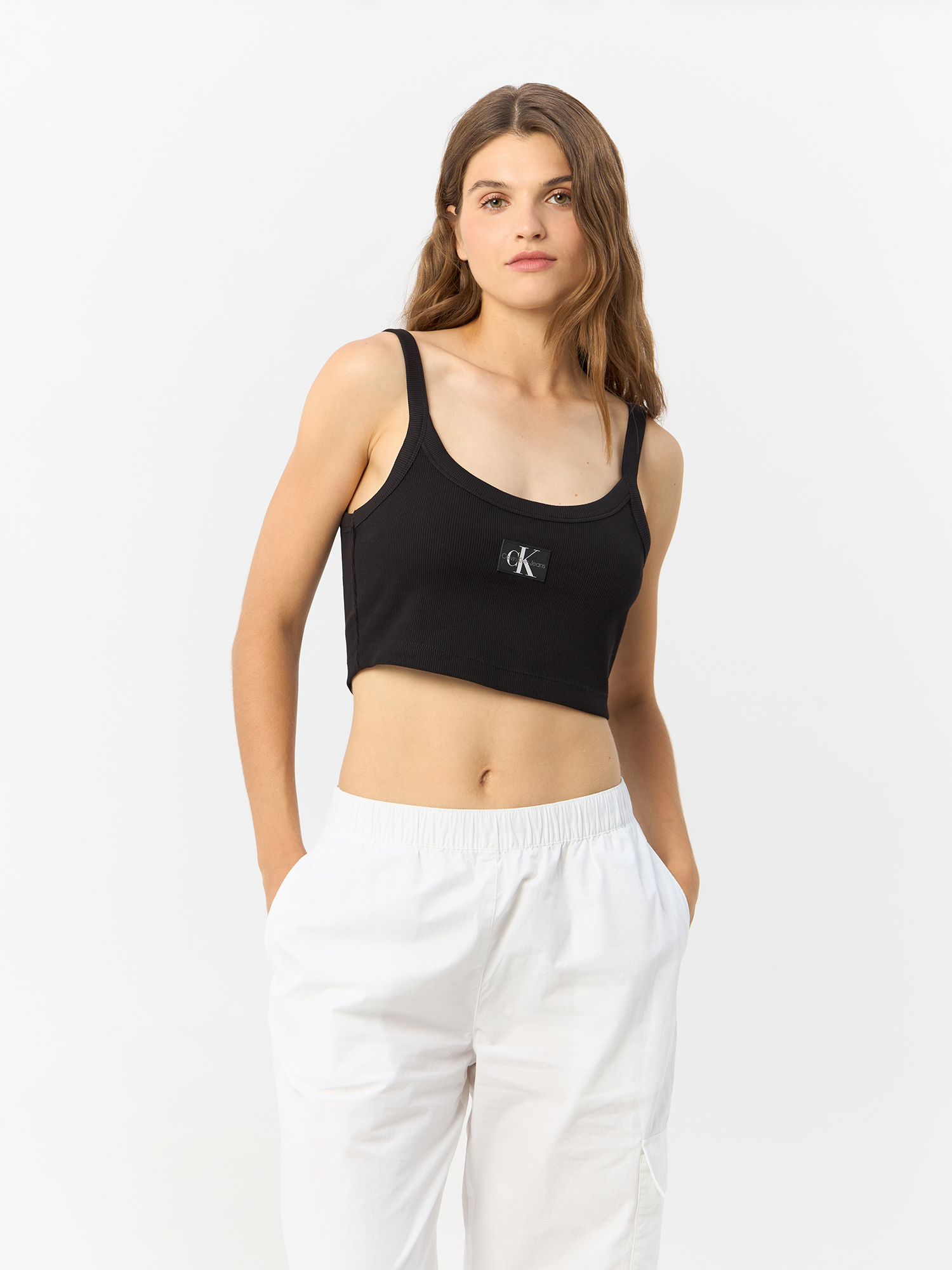 

Топ женский Calvin Klein Jeans J20J223558 черный L, J20J223558