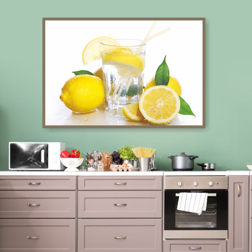 

Постер на холсте ПолиЦентр Сочный лимон 90х60 см, СочныйЛимонТип1