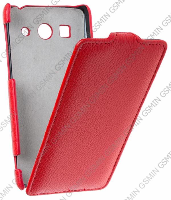 

Кожаный чехол для Huawei Ascend G525 Art Case (Красный)