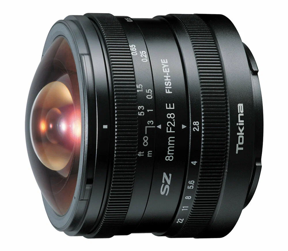 Объектив Tokina SZ 8mm f28 Fisheye MF E-mount 4798800₽