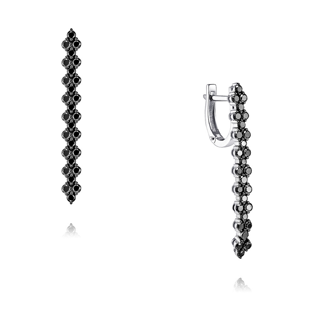 

Серьги из белого золота с бриллиантом ADAMAS 24039934/01-А51ДЧ-421, 24039934/01-А51ДЧ-421