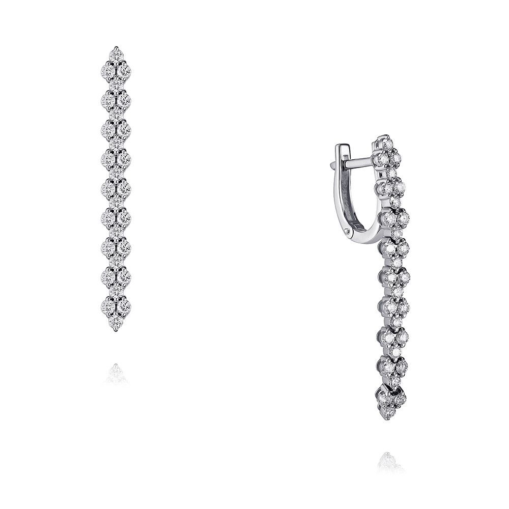 

Серьги из белого золота с бриллиантом ADAMAS 24039934/01-А51Д-41, 24039934/01-А51Д-41