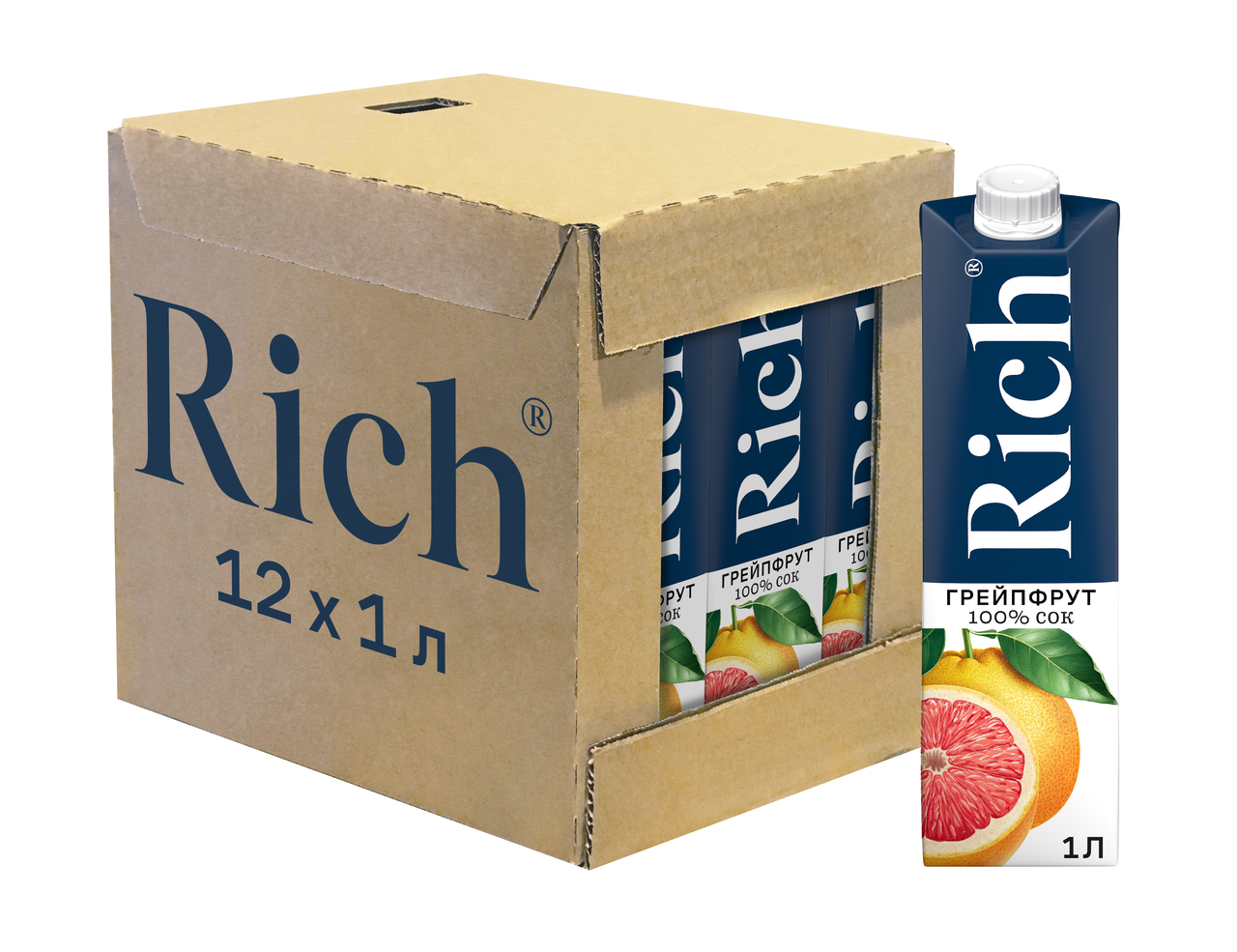 

Нектар Rich Грейпфрут 1л/12