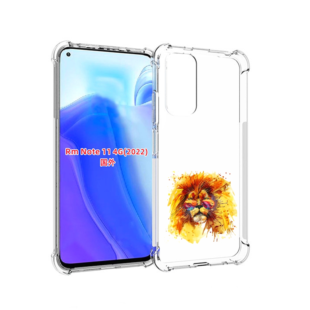 

Чехол MyPads лев в очках для Xiaomi Redmi Note 11 4G ( Глобальная версия ), Tocco