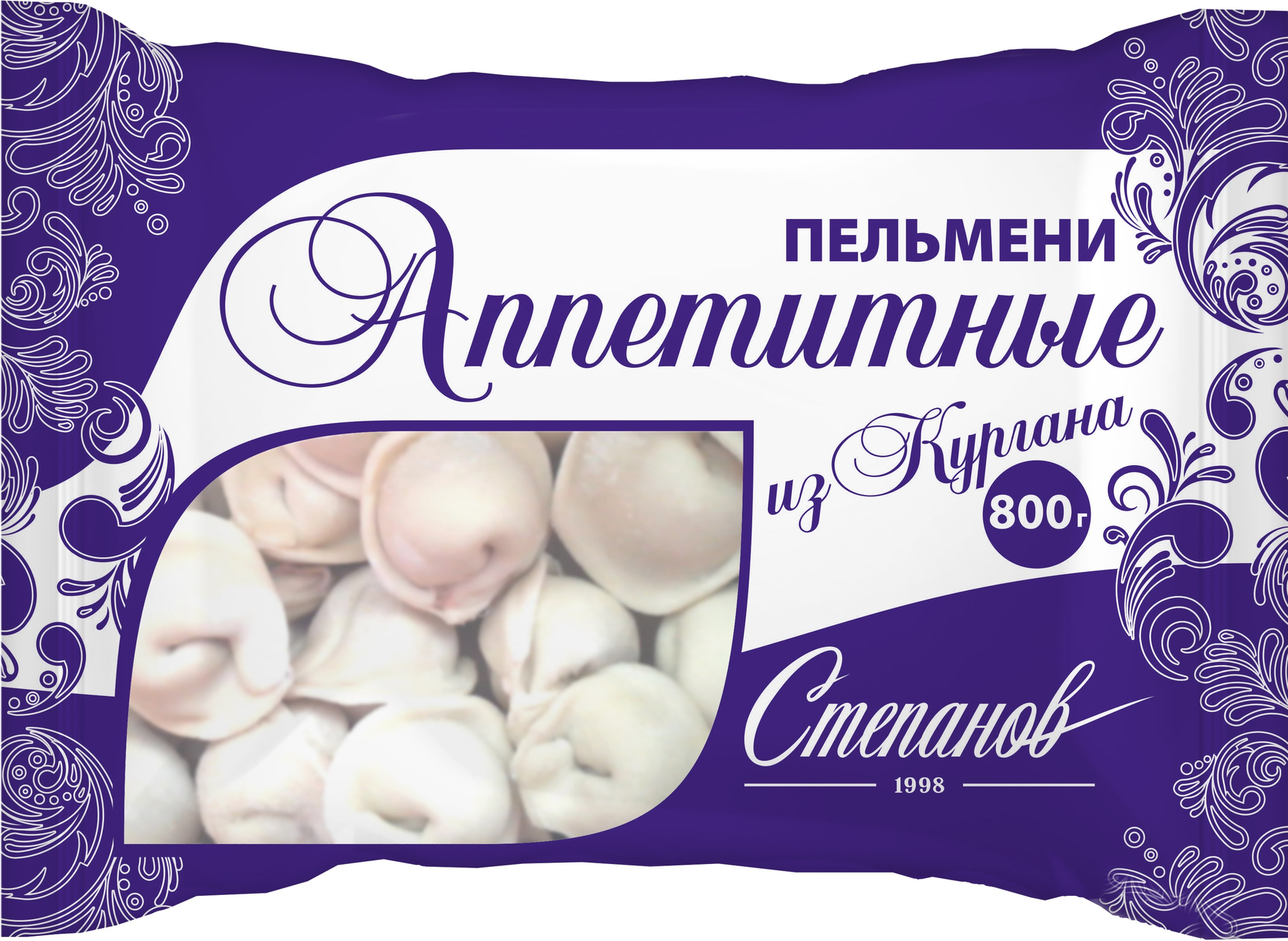 

Пельмени Степанов 1998 Аппетитные из Кургана 800 г