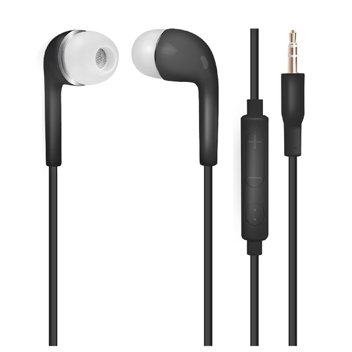 

Наушники OXION HS230BK, вакуумные, черный