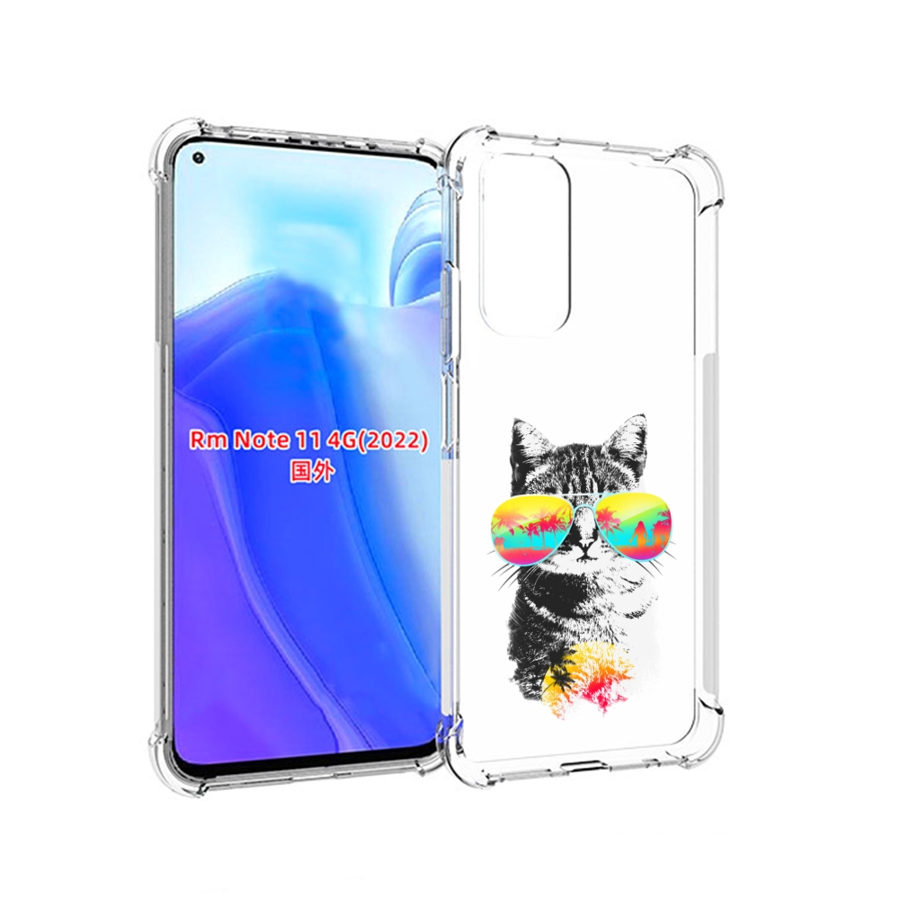 

Чехол MyPads крутой кот для Xiaomi Redmi Note 11 4G ( Глобальная версия ), Tocco