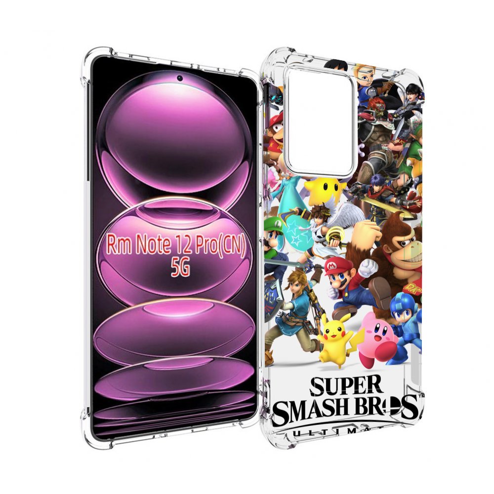 

Чехол MyPads Super Smash Bros для Xiaomi Redmi Note 12 Pro, Прозрачный, Tocco