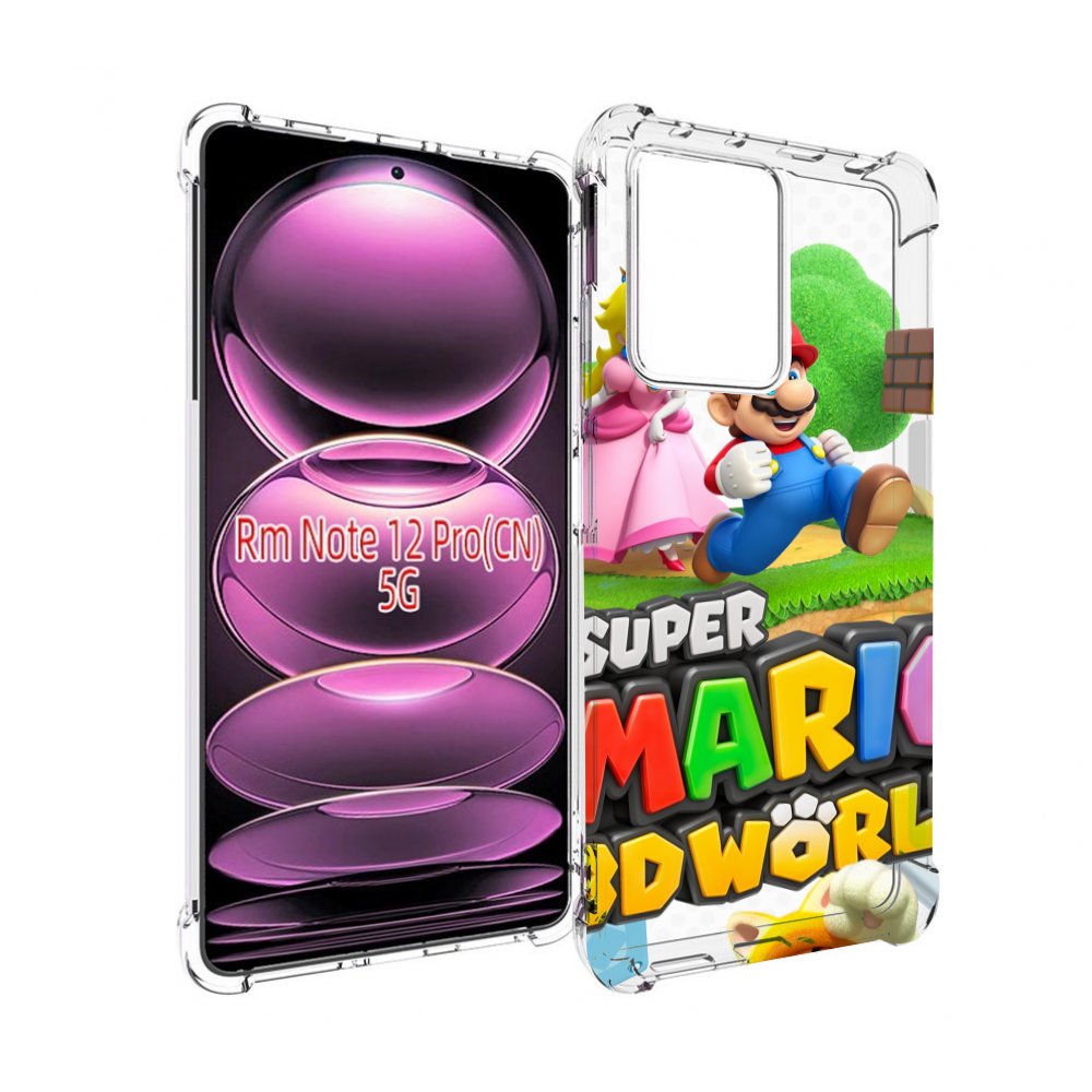 

Чехол MyPads Super Mario 3D World для Xiaomi Redmi Note 12 Pro, Прозрачный, Tocco