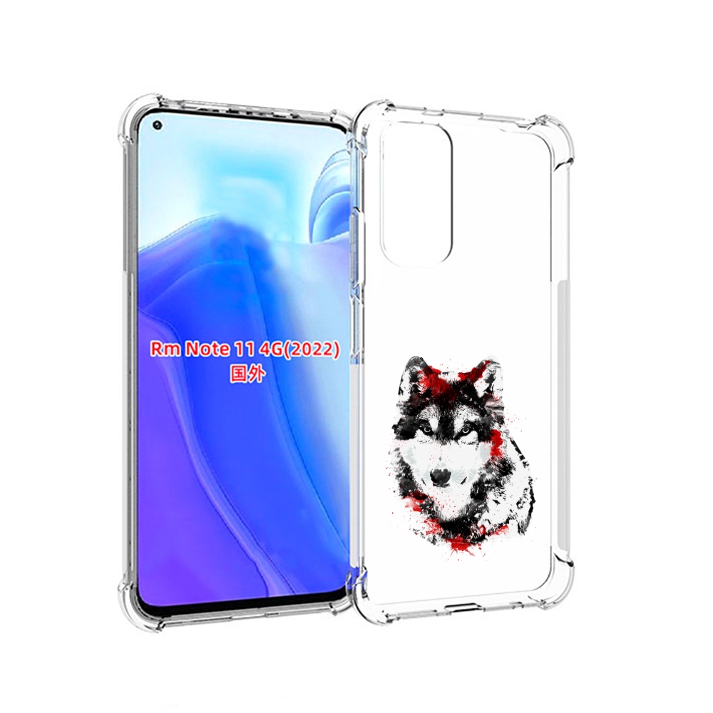 

Чехол MyPads кровавый волк для Xiaomi Redmi Note 11 4G ( Глобальная версия ), Tocco