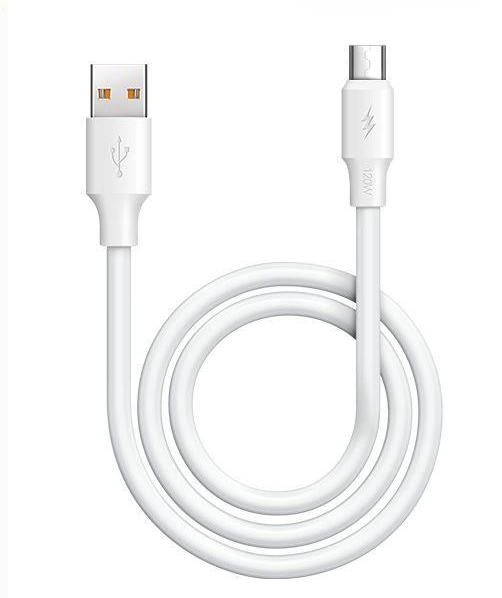 

Кабель USB - Mini USB/Micro USB Li-Top 1 м белый