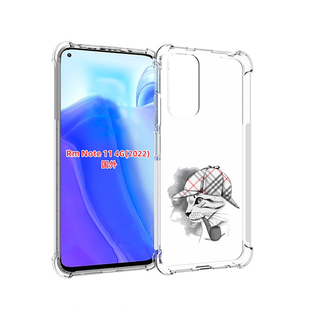 

Чехол MyPads кошка с трубкой для Xiaomi Redmi Note 11 4G ( Глобальная версия ), Tocco