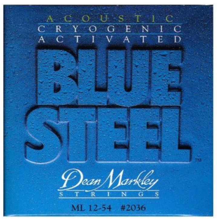 фото Струны для акустической гитары dean markley 2036 blue steel ml