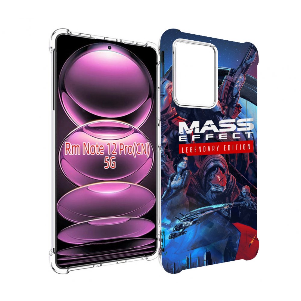 Чехол MyPads Mass Effect Legendary Edition для Xiaomi Redmi Note 12 Pro