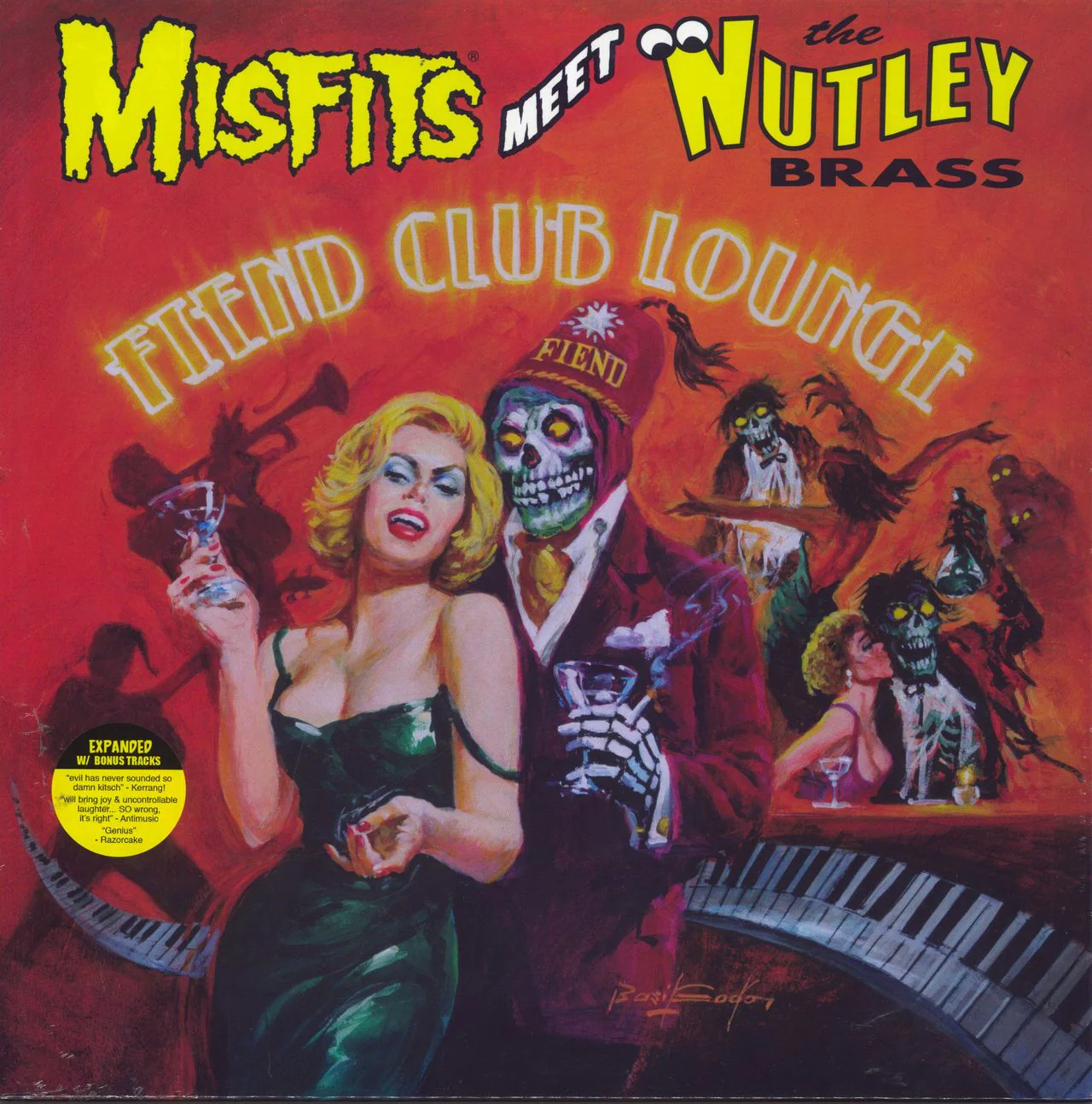 

Misfits meet The Nutley Brass - Fiend Club Lounge LP