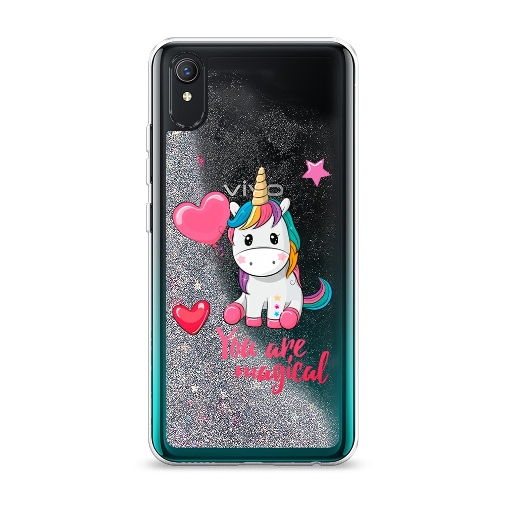 

Чехол Awog на Vivo Y91c/Y1s "Волшебная единорожка", Разноцветный, 263291-1