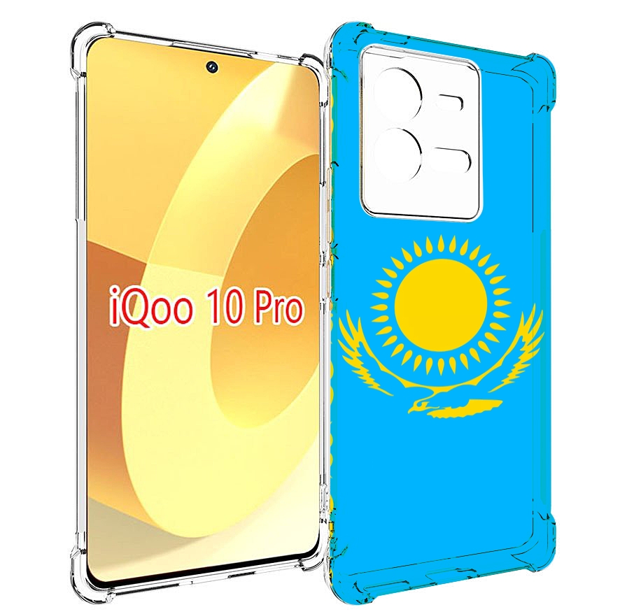 

Чехол MyPads флаг Казахстана-1 для Vivo iQOO 10 Pro, Прозрачный, Tocco