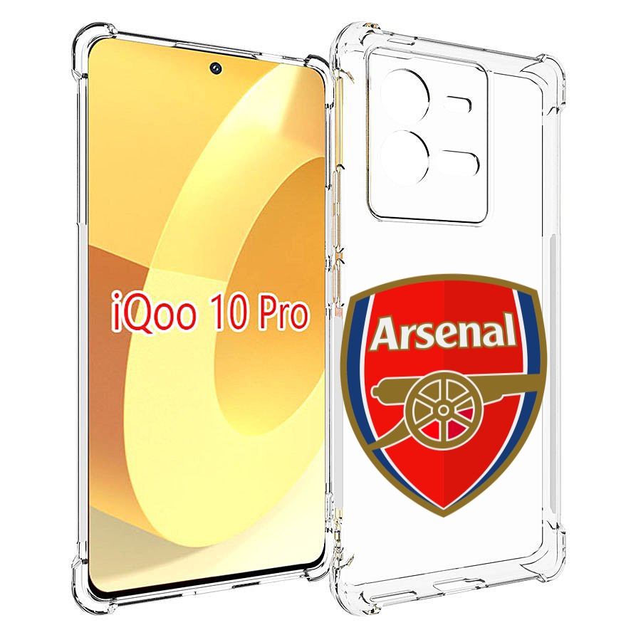 

Чехол MyPads фк-арсенал-2 для Vivo iQOO 10 Pro, Прозрачный, Tocco