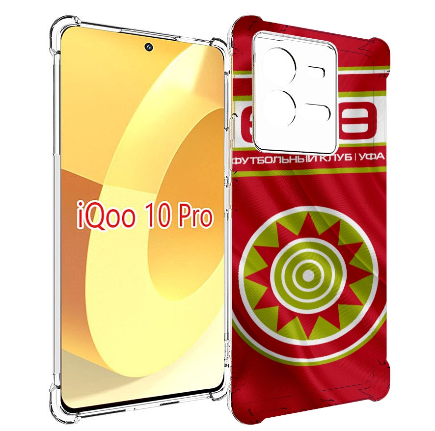 

Чехол MyPads фк уфа для Vivo iQOO 10 Pro, Прозрачный, Tocco