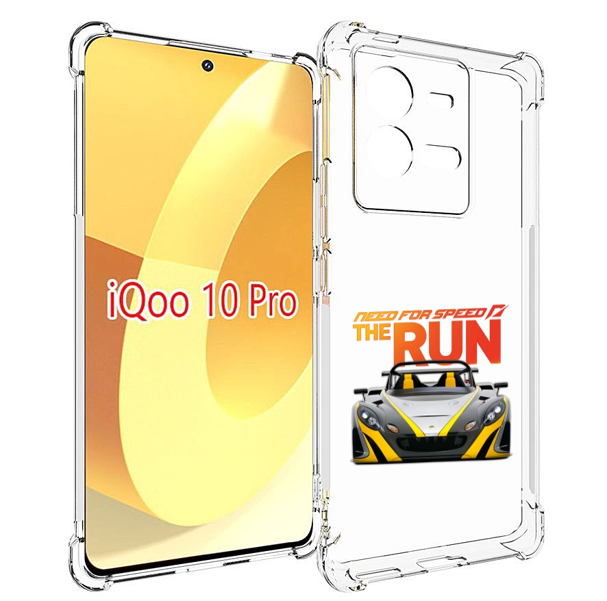 

Чехол MyPads гонка для Vivo iQOO 10 Pro, Прозрачный, Tocco