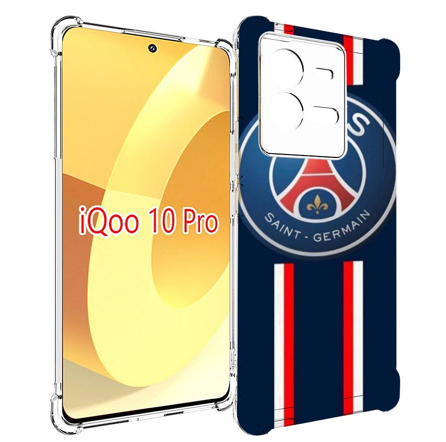

Чехол MyPads фк псж для Vivo iQOO 10 Pro, Прозрачный, Tocco