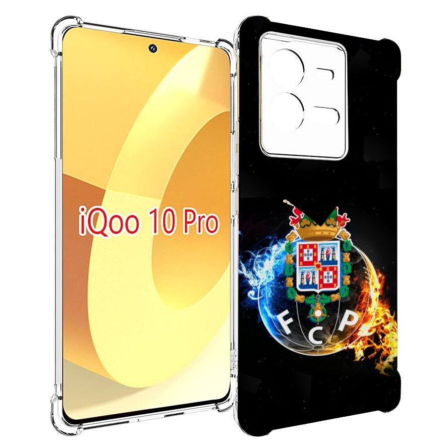 

Чехол MyPads фк порту для Vivo iQOO 10 Pro, Прозрачный, Tocco