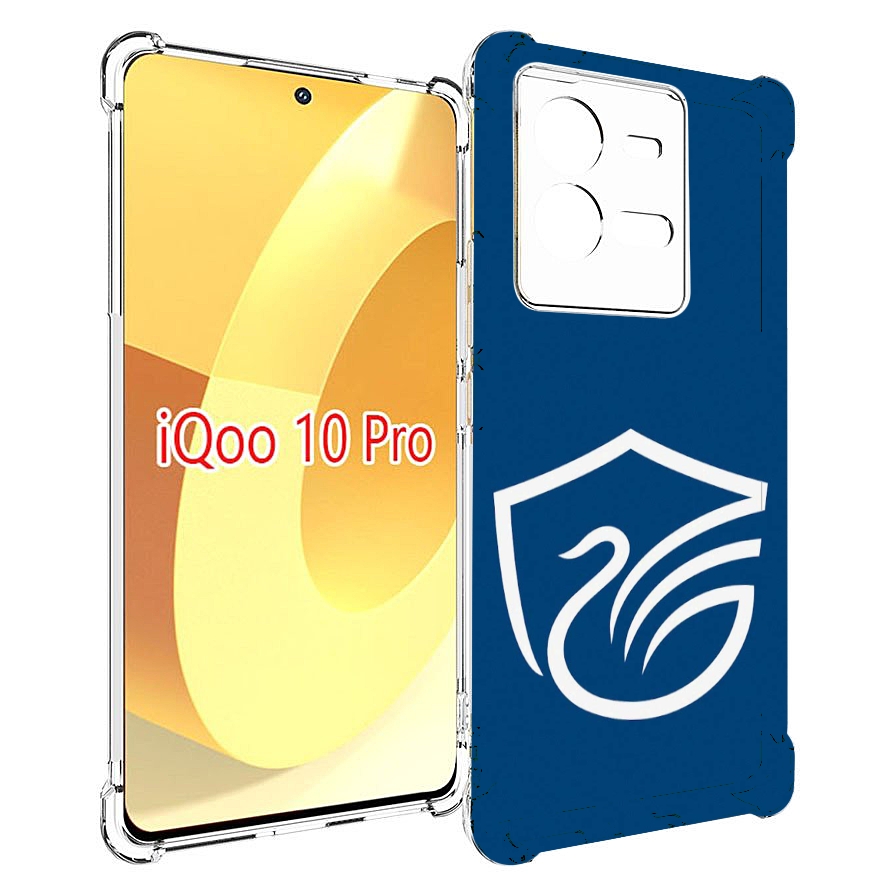 

Чехол MyPads фк олимп долгопрудныи мужской для Vivo iQOO 10 Pro, Прозрачный, Tocco