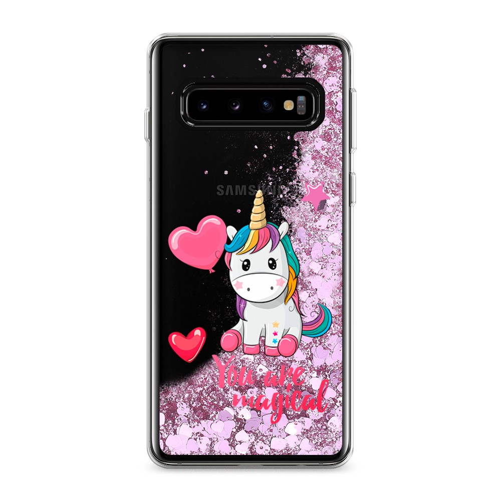 

Чехол Awog на Samsung Galaxy S10 "Волшебная единорожка", Разноцветный, 27094-1