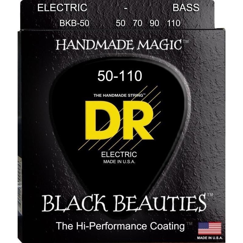 

Струны для бас-гитары DR String BKB-50 - BLACK BEAUTIES, BKB-50 - BLACK BEAUTIES