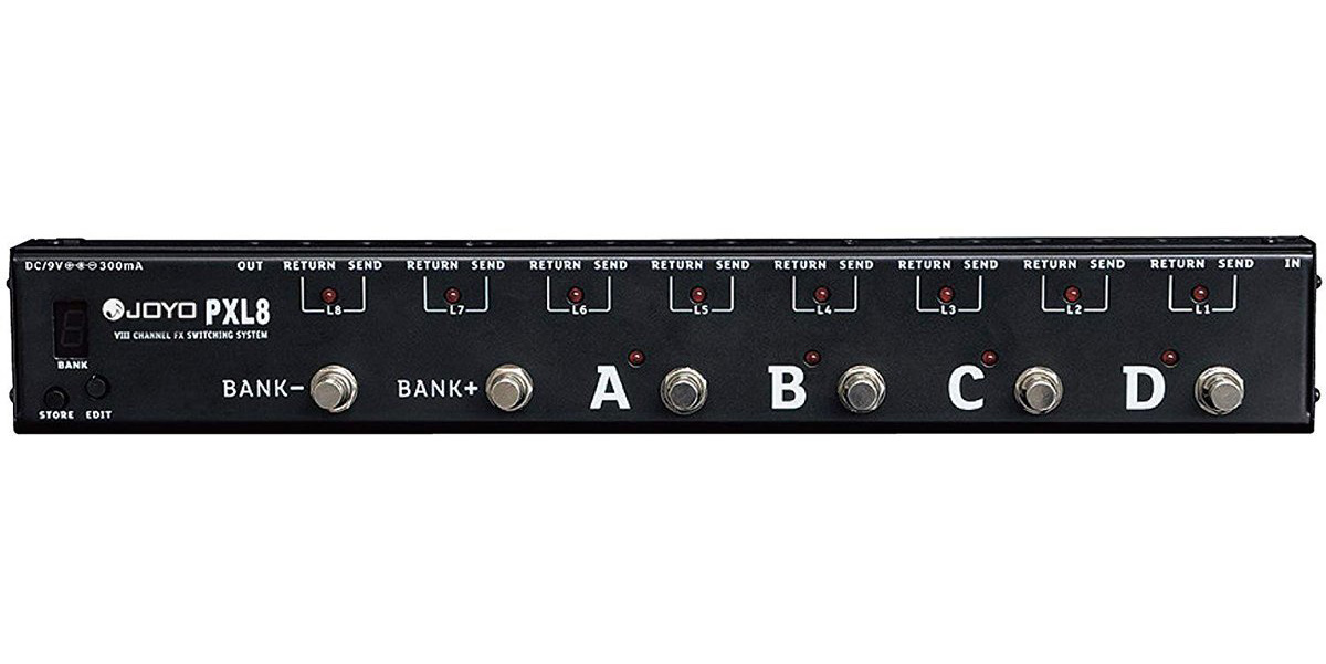 

Педальный контроллер Joyo PXL8, Черный, PXL8