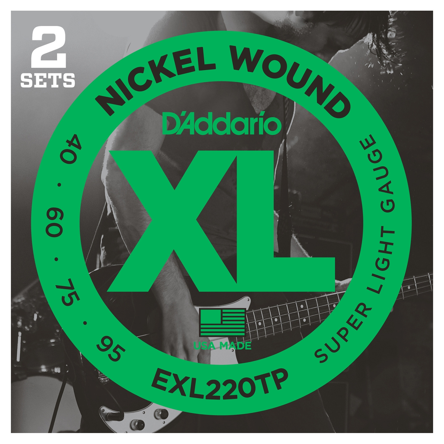 фото Струны для бас-гитары daddario exl220tp d'addario