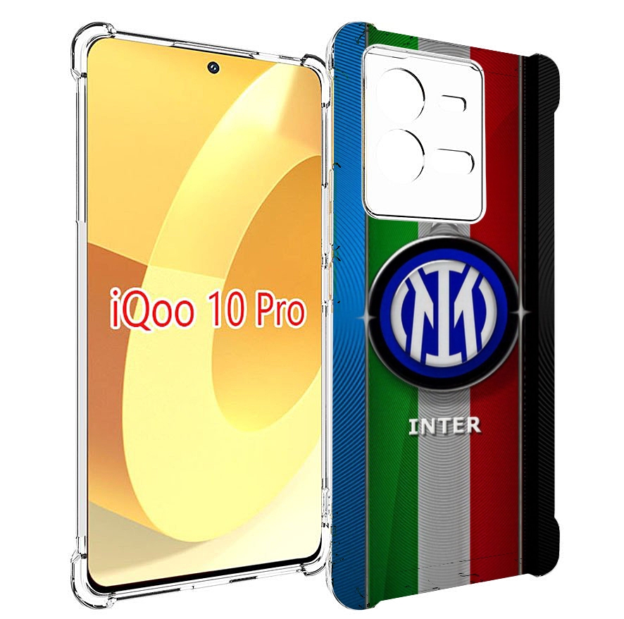 

Чехол MyPads фк интер милан для Vivo iQOO 10 Pro, Прозрачный, Tocco