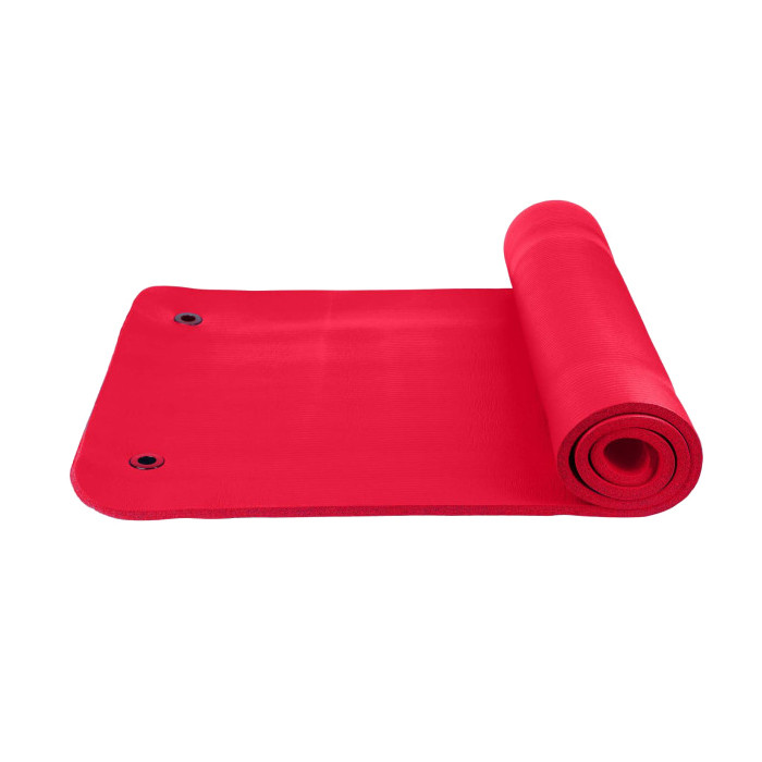 фото Коврик гимнастический fitnessport 180x60x1.5 см (красный)