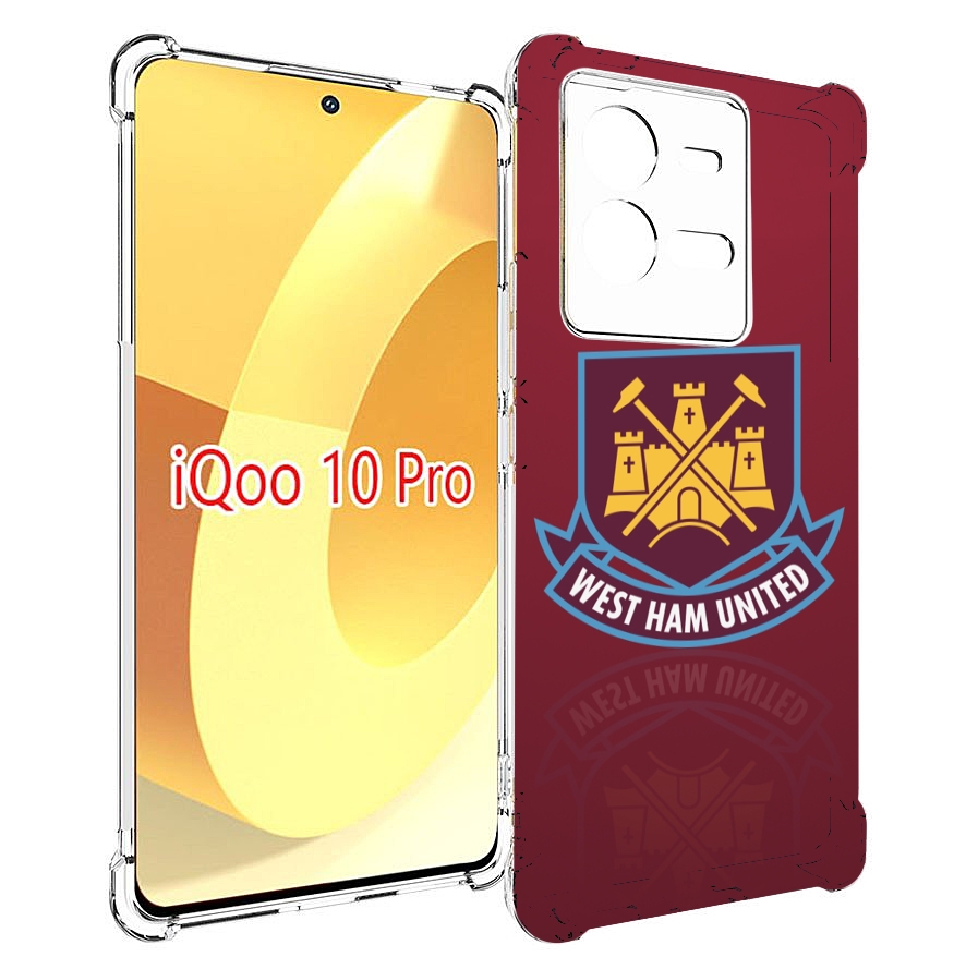 

Чехол MyPads фк вест хэм мужской для Vivo iQOO 10 Pro, Прозрачный, Tocco