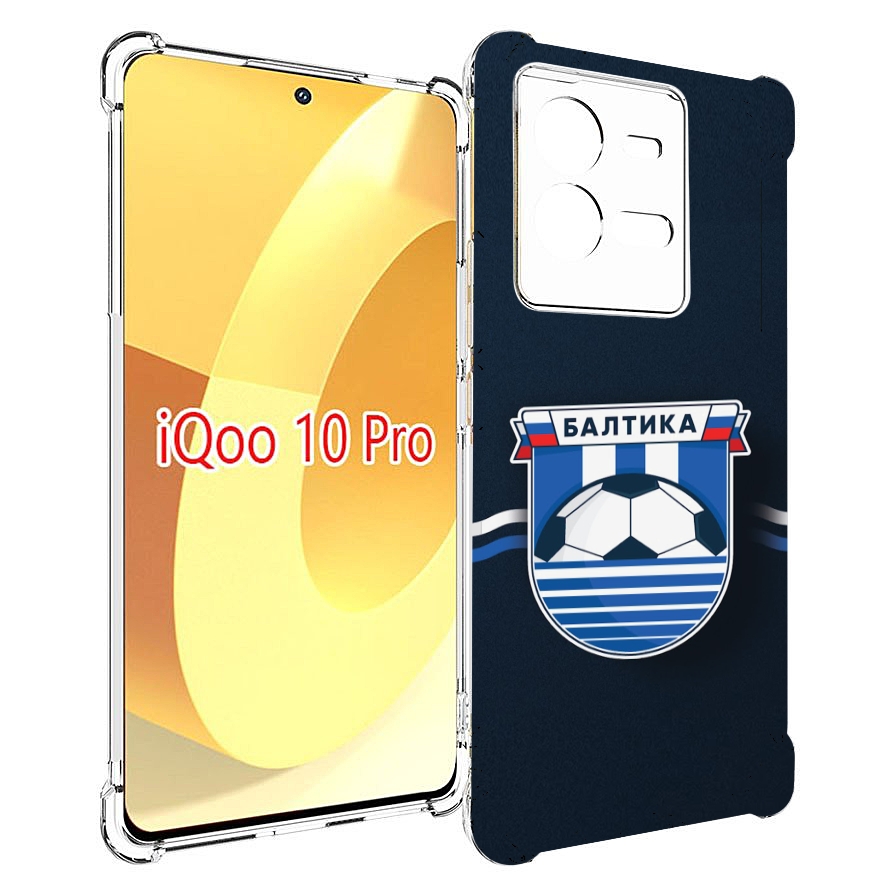 

Чехол MyPads фк балтика калининград мужской для Vivo iQOO 10 Pro, Прозрачный, Tocco
