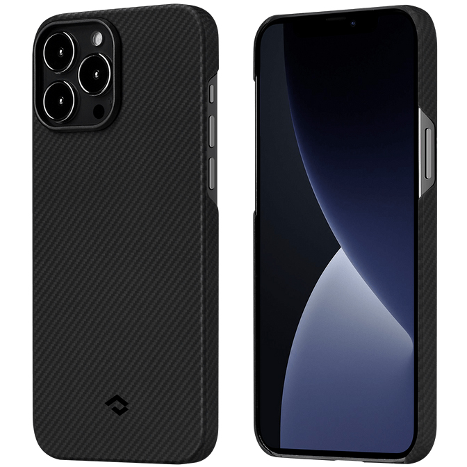 

Чехол PITAKA Air Case для iPhone 13 Pro Max чёрный / серый