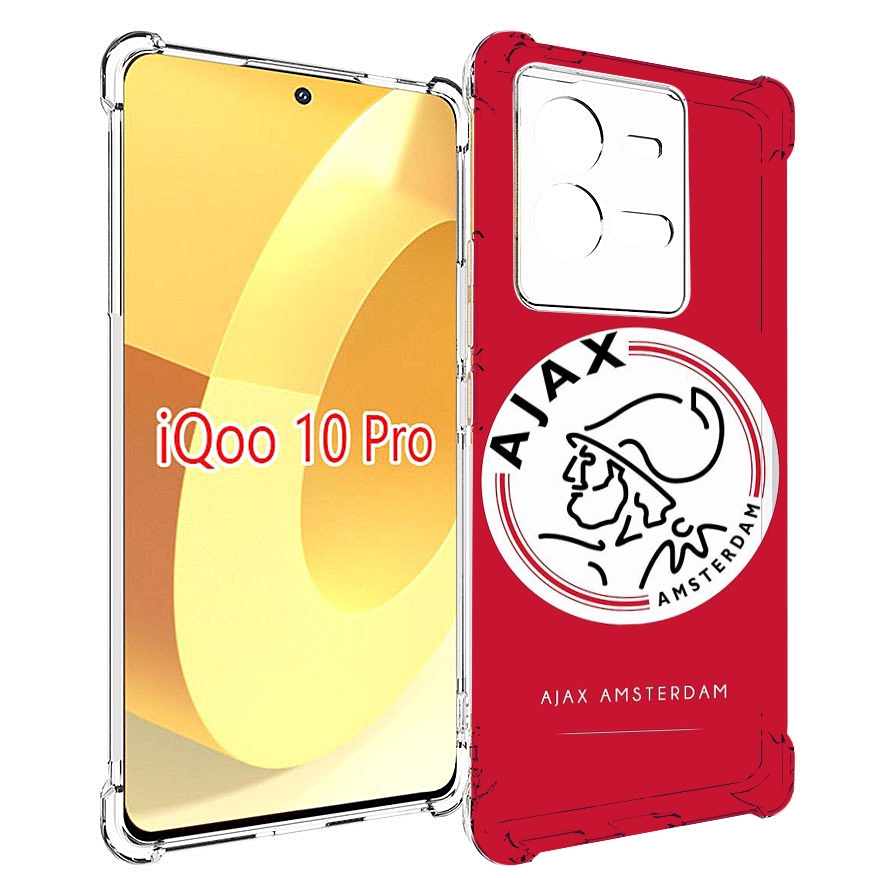 

Чехол MyPads фк аякс амстердам для Vivo iQOO 10 Pro, Прозрачный, Tocco