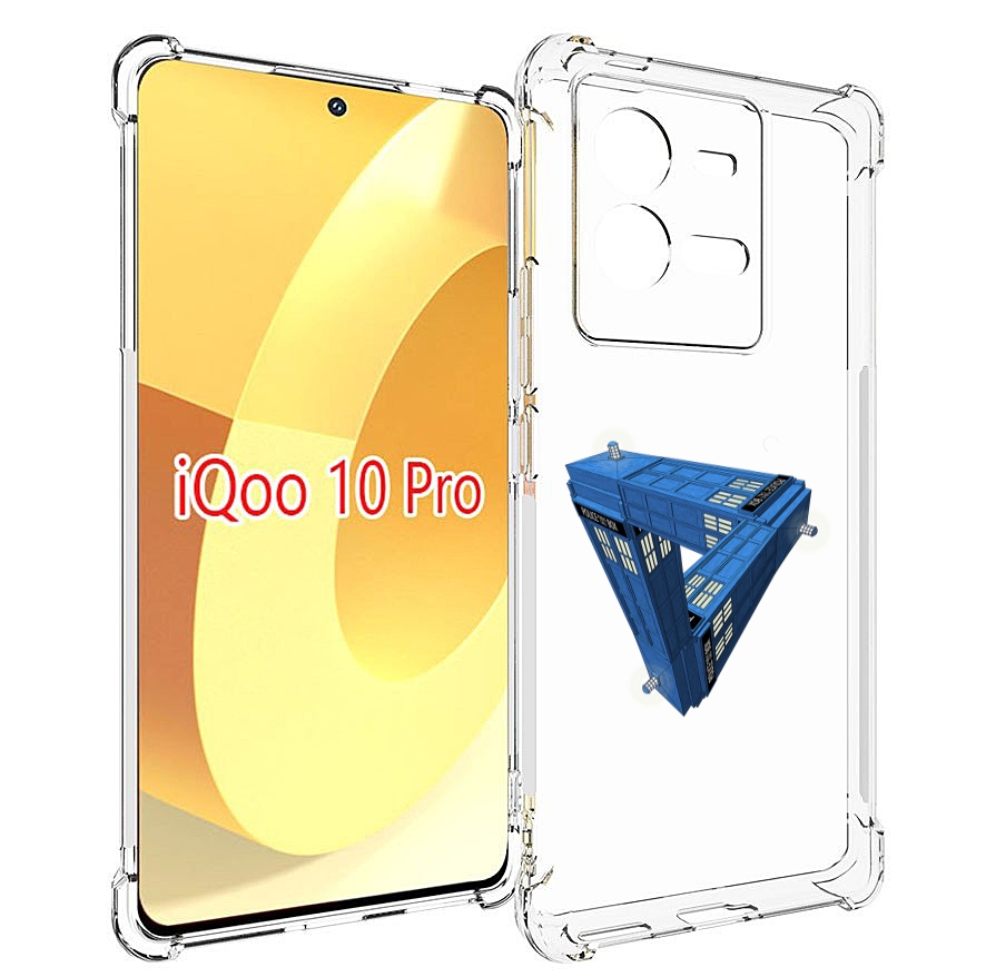 

Чехол MyPads головолока абстракция для Vivo iQOO 10 Pro, Прозрачный, Tocco
