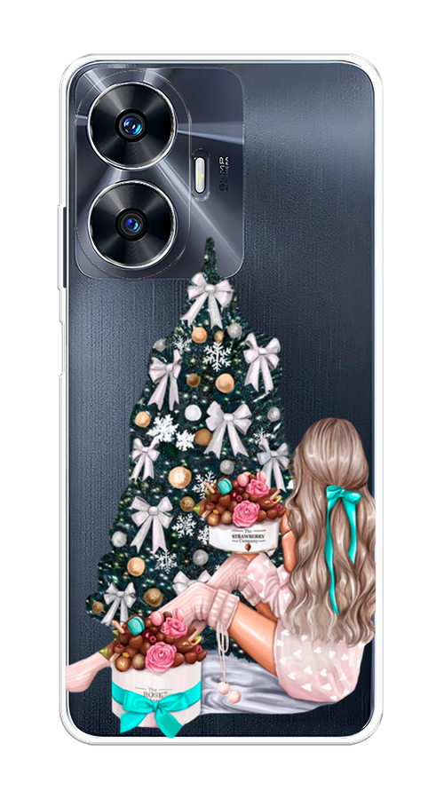 

Чехол на Realme C55 "New Year", Зеленый;бежевый;голубой, 2513850-5