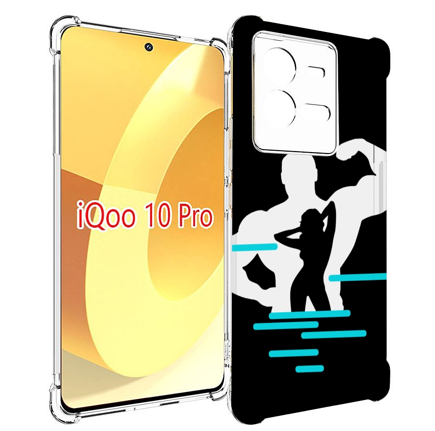 

Чехол MyPads фитнес-тренировка для Vivo iQOO 10 Pro, Прозрачный, Tocco