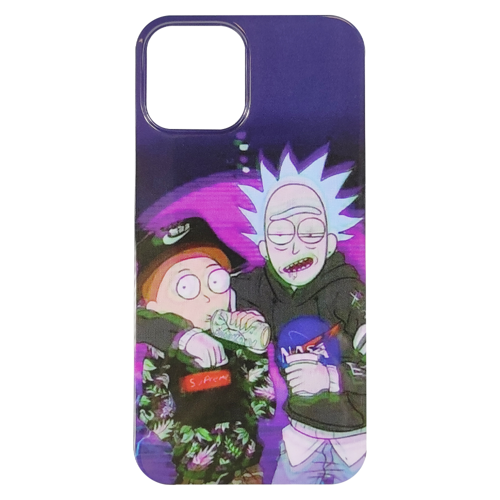 

Силиконовый чехол Gardener R&M для iPhone 12 Pro (Стиль 1)