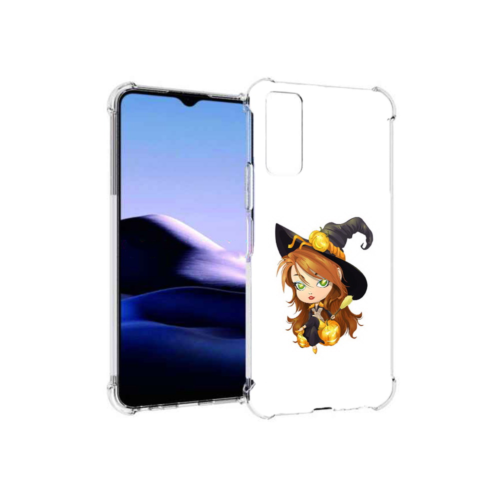 

Чехол MyPads Tocco для Vivo Y20 Ведьмочка (PT154038.379.40), Прозрачный, Tocco